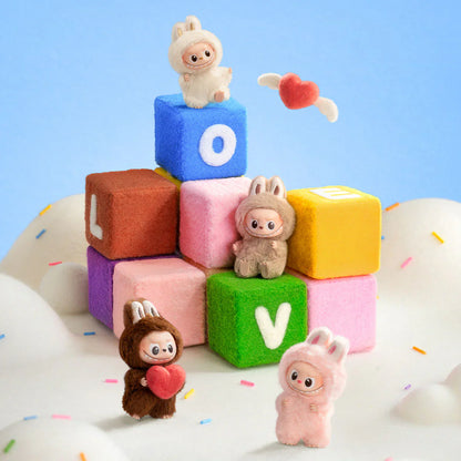 POPMART Labubu PIN FOR LOVE SERIES - Vinyl Plush Pendant blind box (A-M)